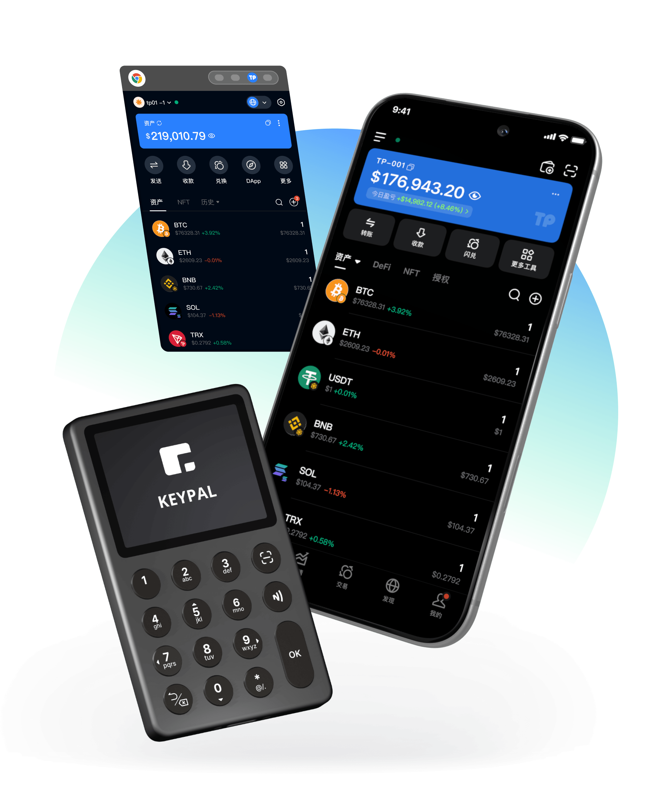 TokenPocket Web3 數字資產服務介面
